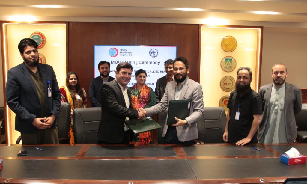 MOU Signing with Shifa International Hospital